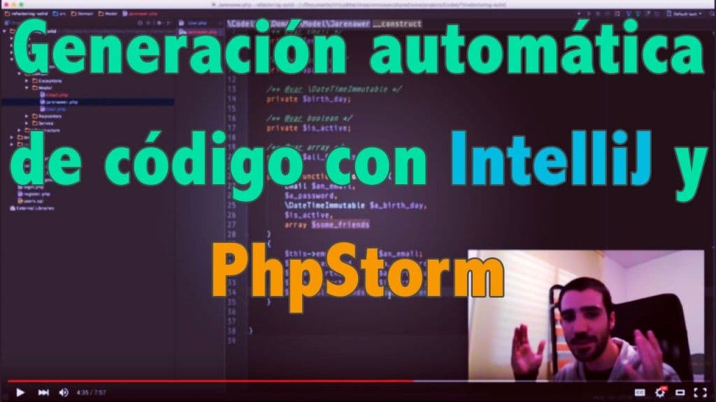 Generación automática de código con IntelliJ y PhpStorm