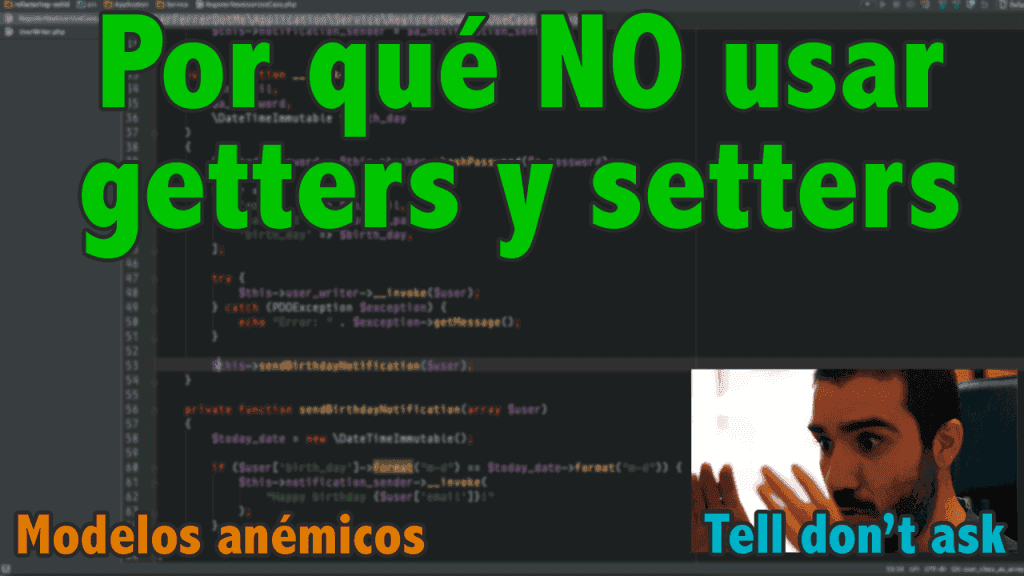 Why NOT to use getters and setters | Tell don't ask
