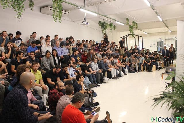 Audience seated