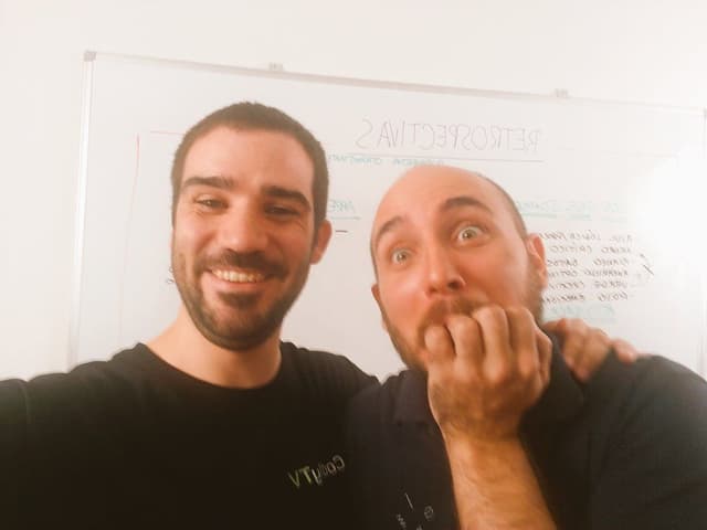 Recording the Retrospectives course with José from SmokingBrains