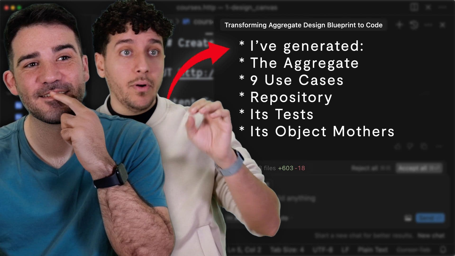 How to implement DDD code using AI (Cursor)