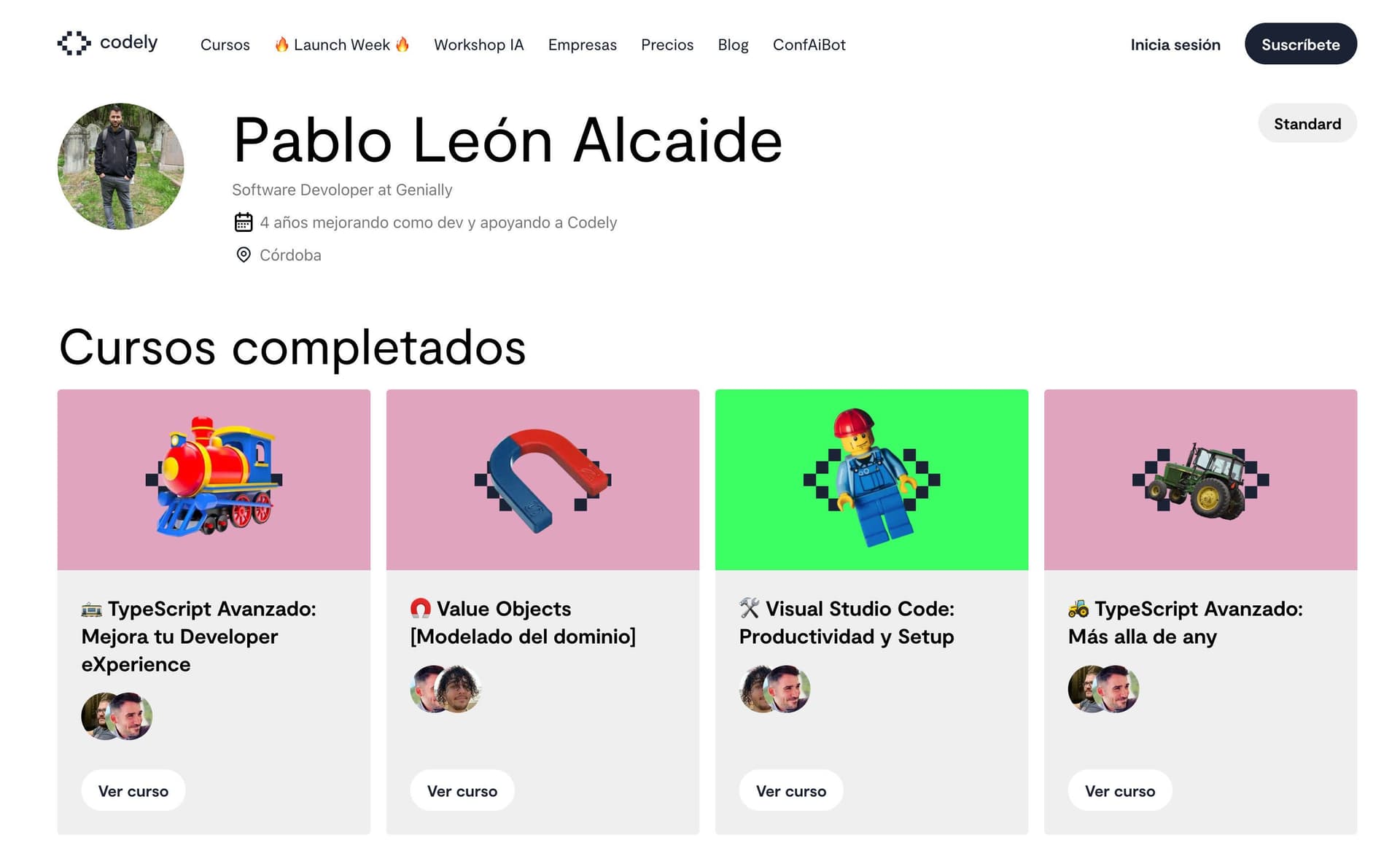 Pablo's profile