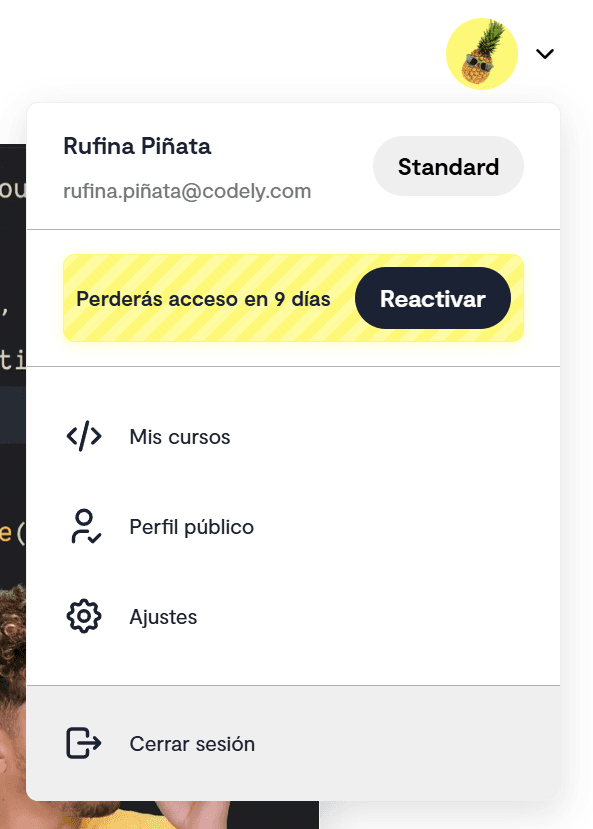 Estilamos el CTA de renovación con un estilo diferente que transmita urgencia
