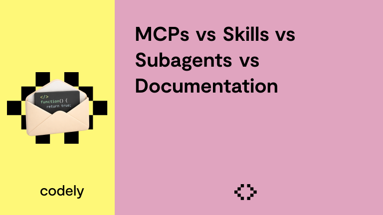 MCPs vs Skills vs Subagents vs Documentation