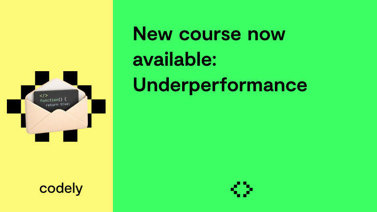 New course now available: Underperformance