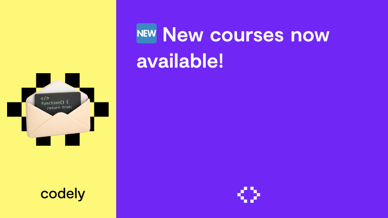 🆕 New courses now available!