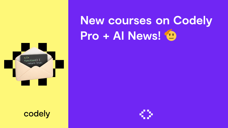 New courses on Codely Pro + AI News! 🫡