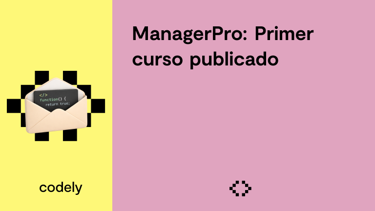 ManagerPro: Primer curso publicado