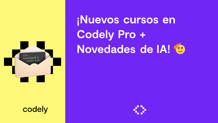 ¡Nuevos cursos en Codely Pro + Novedades de IA! 🫡
