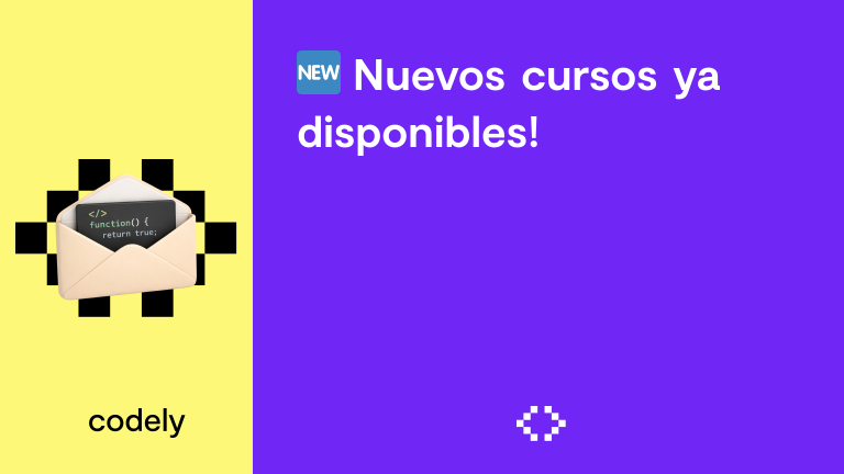 🆕 Nuevos cursos ya disponibles!