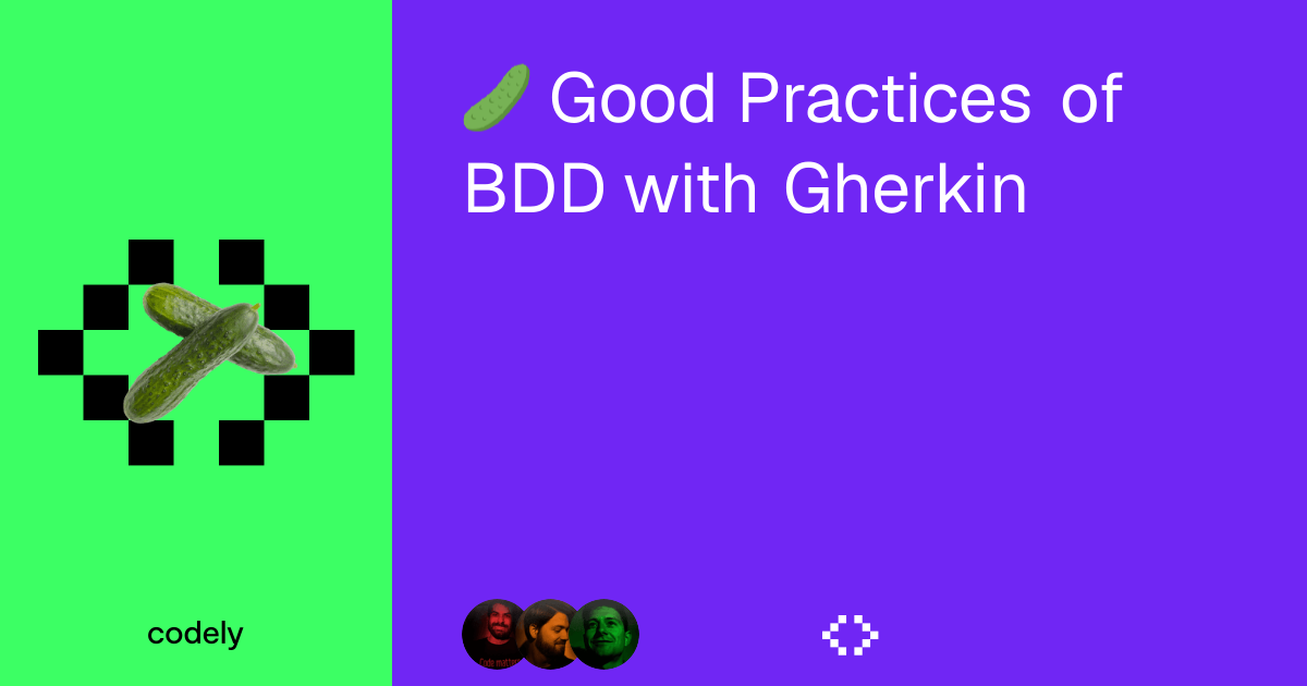 Course of Good Practices of BDD with Gherkin ﹤🍍﹥ Codely