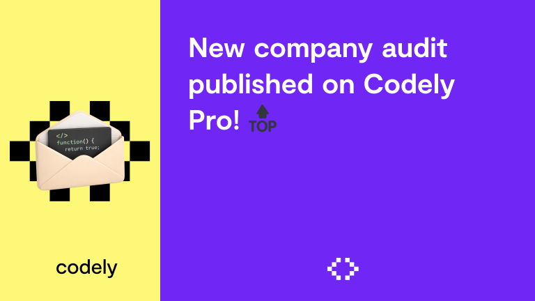 New company audit published on Codely Pro! 🔝