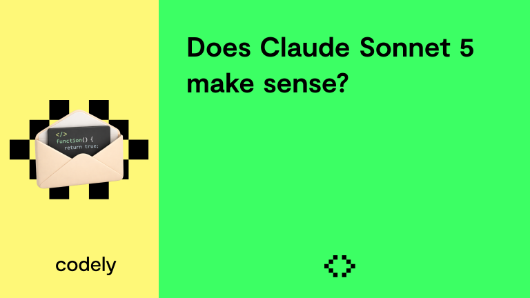 Does Claude Sonnet 5 make sense?