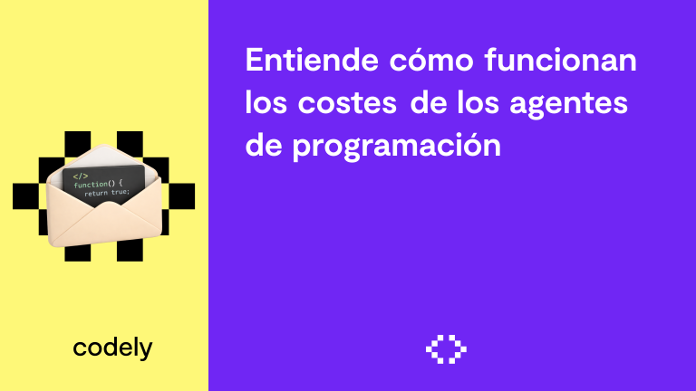 Entiende cómo funcionan los costes de los agentes de programación