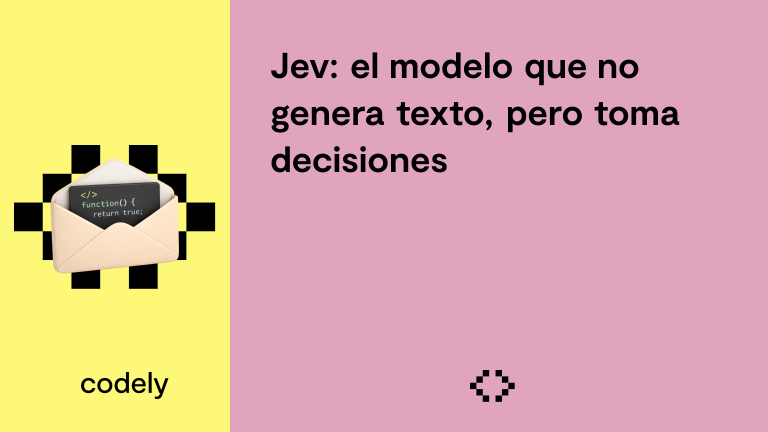 Jev: el modelo que no genera texto, pero toma decisiones